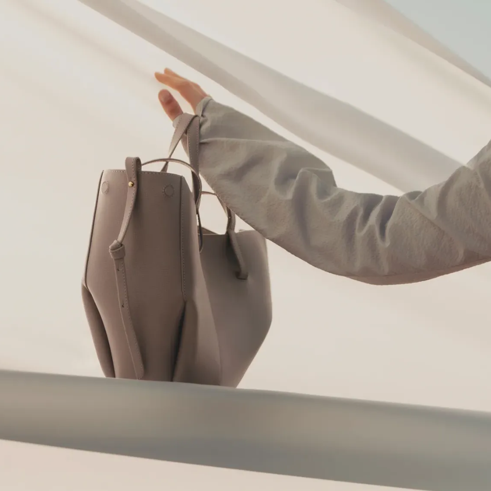 Polène Cyme Mini Édition Grainé Taupe